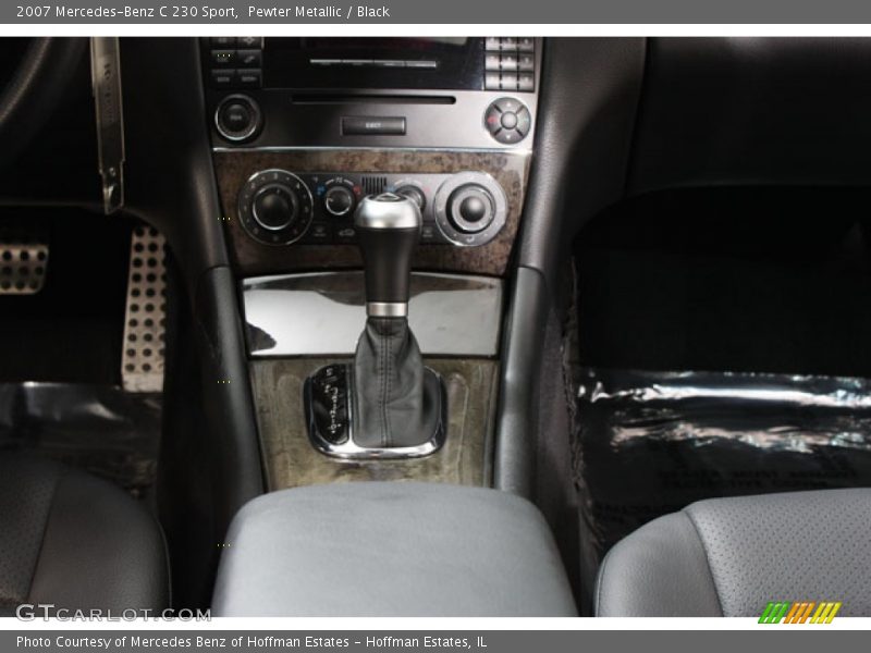 Pewter Metallic / Black 2007 Mercedes-Benz C 230 Sport