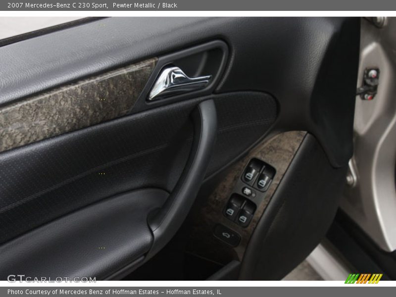 Pewter Metallic / Black 2007 Mercedes-Benz C 230 Sport