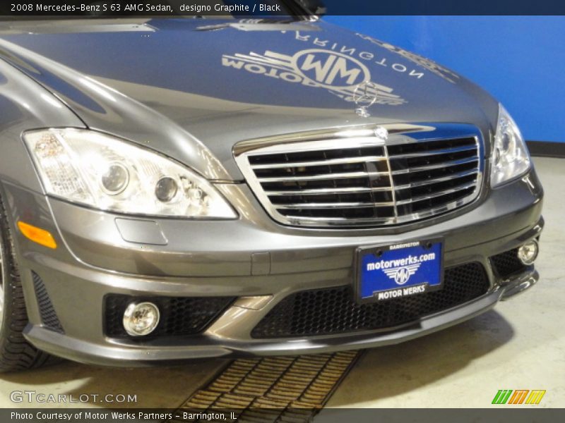designo Graphite / Black 2008 Mercedes-Benz S 63 AMG Sedan