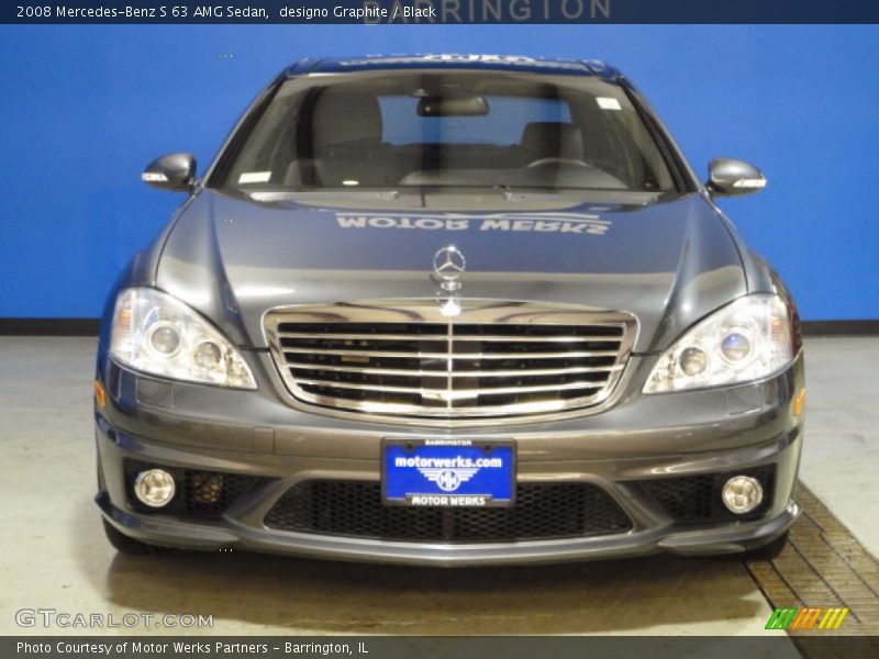 designo Graphite / Black 2008 Mercedes-Benz S 63 AMG Sedan