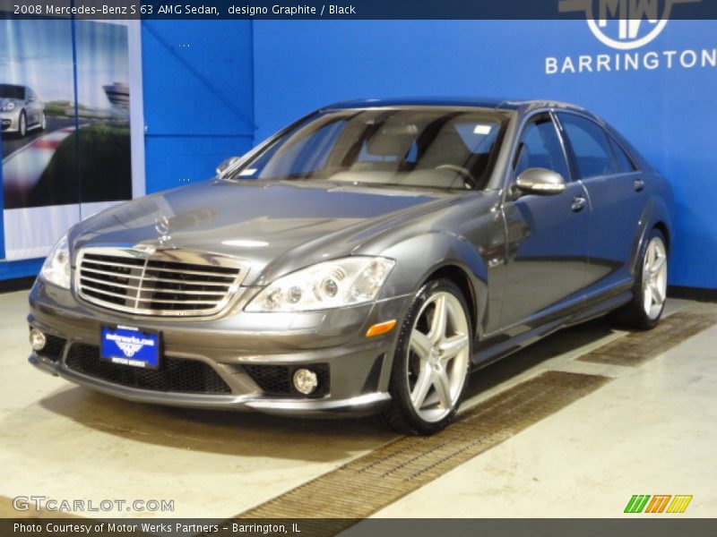 designo Graphite / Black 2008 Mercedes-Benz S 63 AMG Sedan