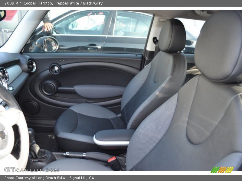 Pepper White / Black/Grey 2009 Mini Cooper Hardtop
