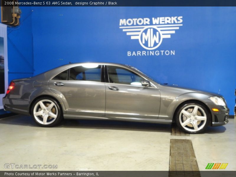 designo Graphite / Black 2008 Mercedes-Benz S 63 AMG Sedan