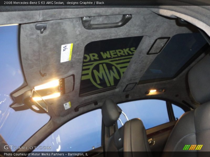 designo Graphite / Black 2008 Mercedes-Benz S 63 AMG Sedan