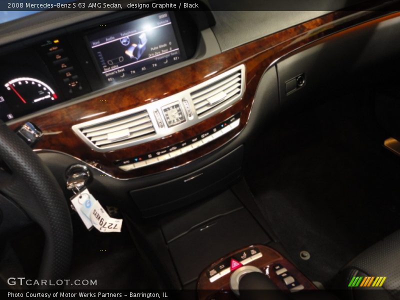 designo Graphite / Black 2008 Mercedes-Benz S 63 AMG Sedan