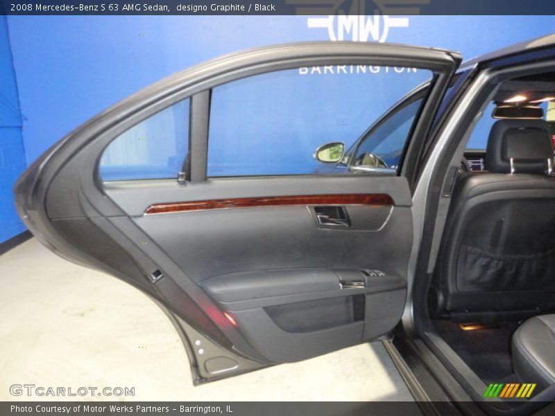 designo Graphite / Black 2008 Mercedes-Benz S 63 AMG Sedan