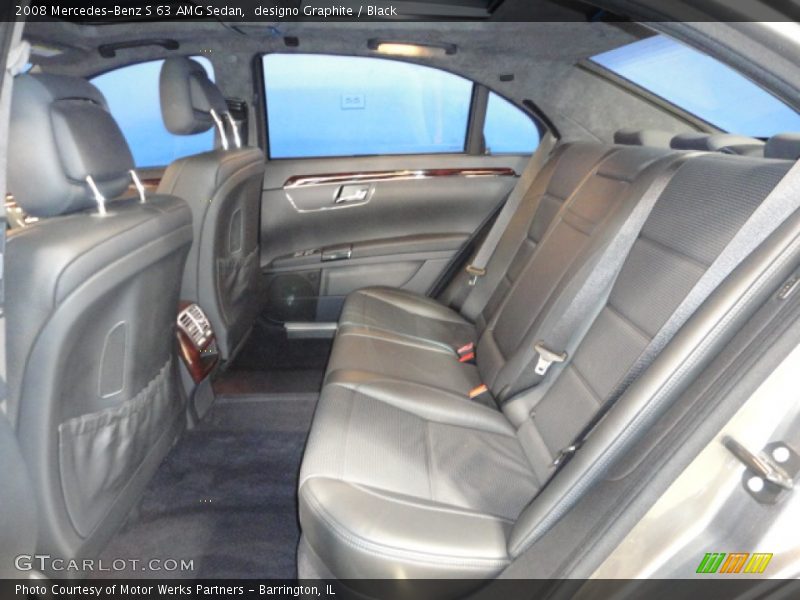 designo Graphite / Black 2008 Mercedes-Benz S 63 AMG Sedan