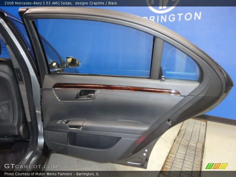 designo Graphite / Black 2008 Mercedes-Benz S 63 AMG Sedan