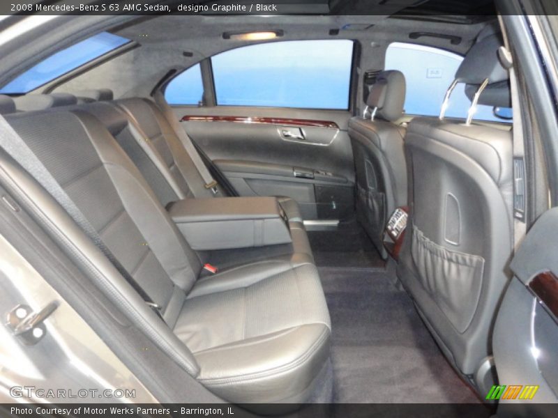 designo Graphite / Black 2008 Mercedes-Benz S 63 AMG Sedan