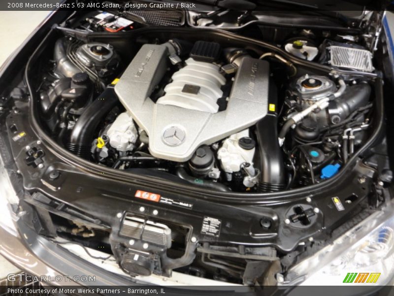 designo Graphite / Black 2008 Mercedes-Benz S 63 AMG Sedan
