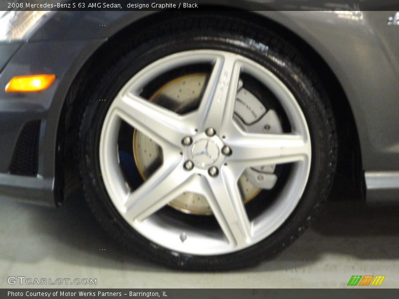 designo Graphite / Black 2008 Mercedes-Benz S 63 AMG Sedan