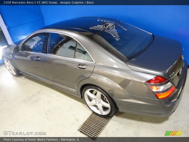designo Graphite / Black 2008 Mercedes-Benz S 63 AMG Sedan