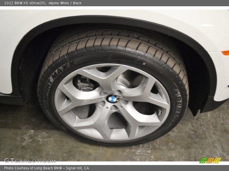 Alpine White / Black 2012 BMW X6 xDrive35i