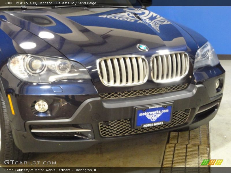 Monaco Blue Metallic / Sand Beige 2008 BMW X5 4.8i