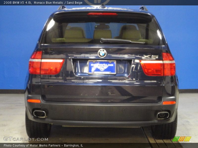 Monaco Blue Metallic / Sand Beige 2008 BMW X5 4.8i