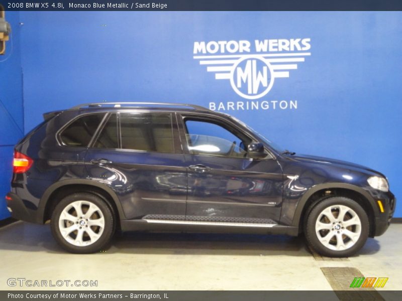 Monaco Blue Metallic / Sand Beige 2008 BMW X5 4.8i