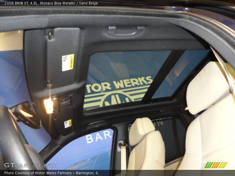 Monaco Blue Metallic / Sand Beige 2008 BMW X5 4.8i
