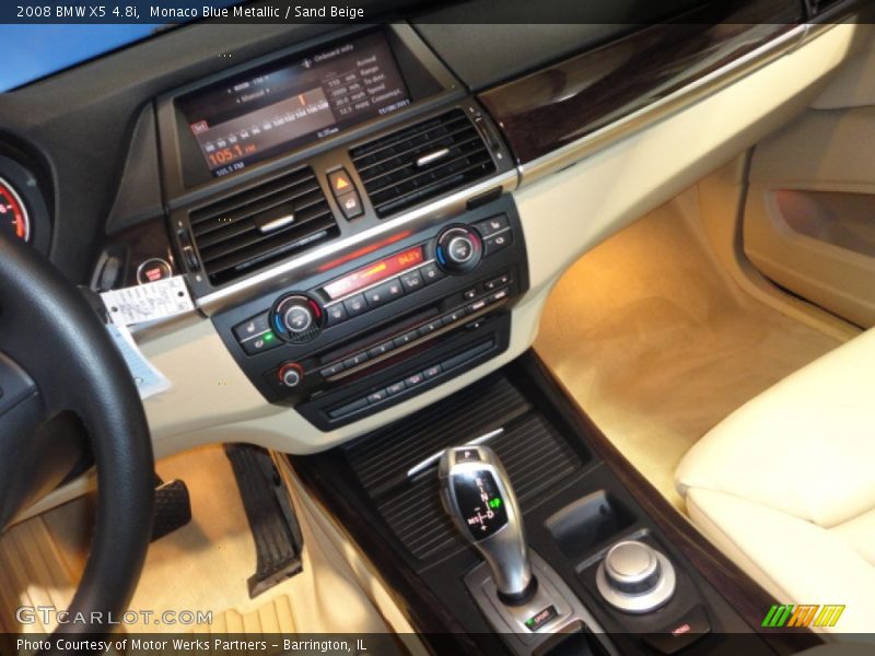 Monaco Blue Metallic / Sand Beige 2008 BMW X5 4.8i