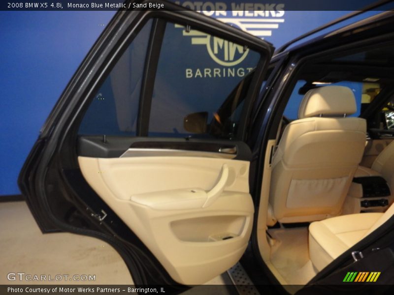 Monaco Blue Metallic / Sand Beige 2008 BMW X5 4.8i