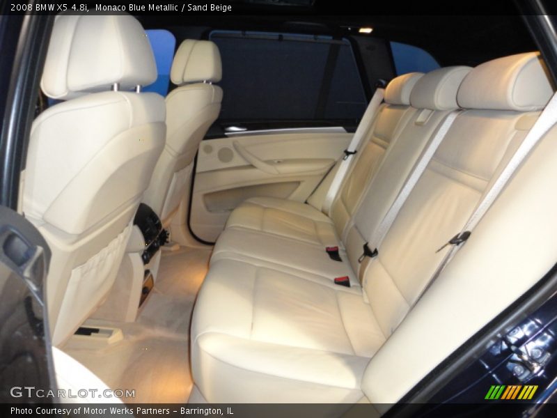 Monaco Blue Metallic / Sand Beige 2008 BMW X5 4.8i