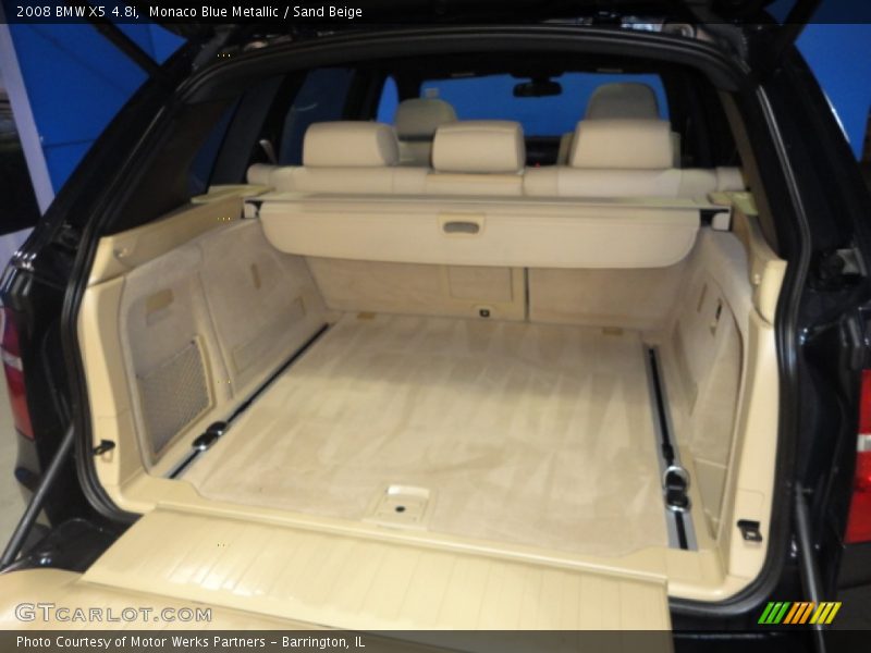 Monaco Blue Metallic / Sand Beige 2008 BMW X5 4.8i