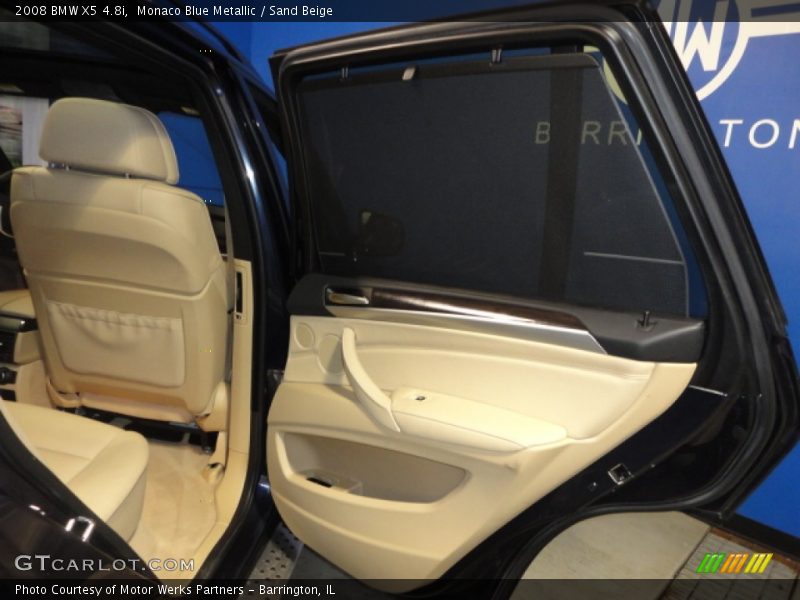 Monaco Blue Metallic / Sand Beige 2008 BMW X5 4.8i