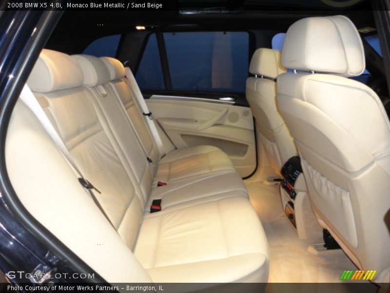 Monaco Blue Metallic / Sand Beige 2008 BMW X5 4.8i