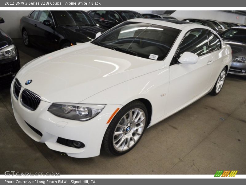 Alpine White / Black 2012 BMW 3 Series 328i Coupe