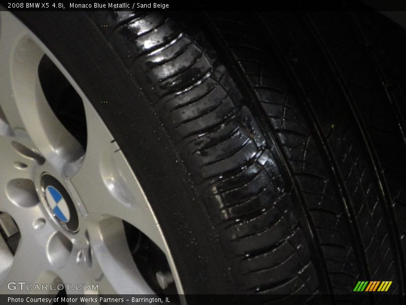 Monaco Blue Metallic / Sand Beige 2008 BMW X5 4.8i