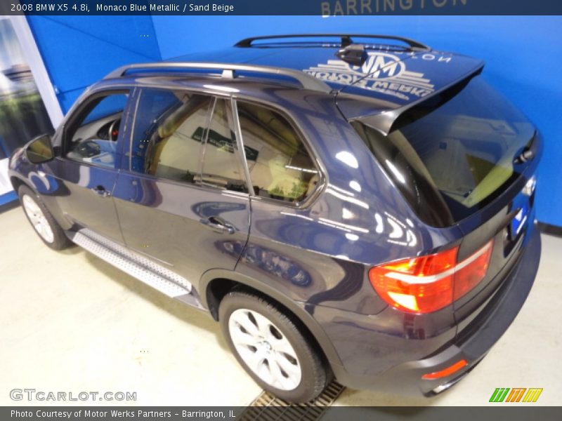 Monaco Blue Metallic / Sand Beige 2008 BMW X5 4.8i