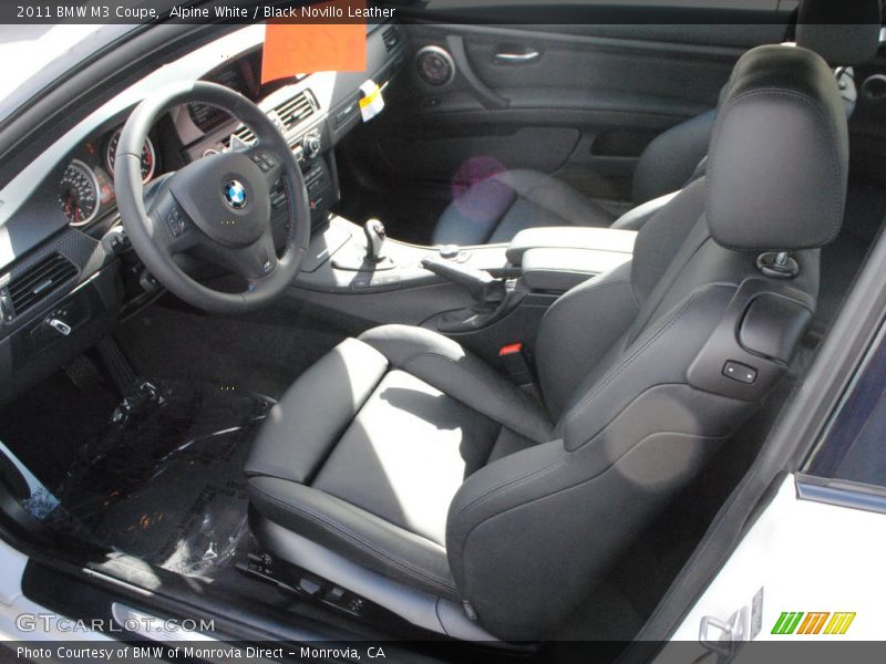 Alpine White / Black Novillo Leather 2011 BMW M3 Coupe