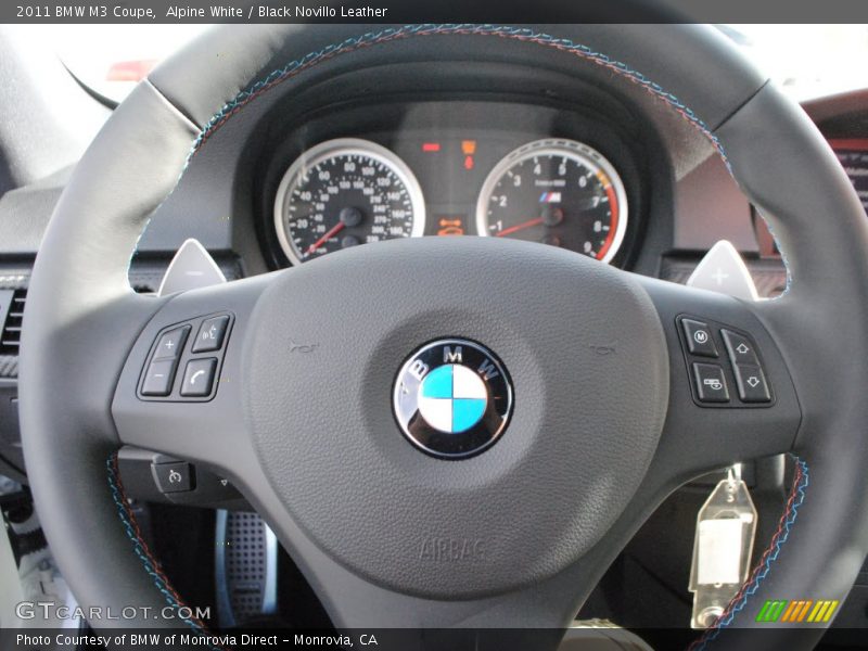 Alpine White / Black Novillo Leather 2011 BMW M3 Coupe