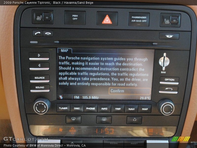 Black / Havanna/Sand Beige 2009 Porsche Cayenne Tiptronic