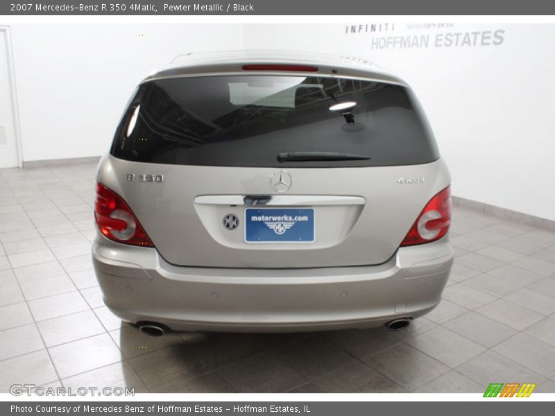 Pewter Metallic / Black 2007 Mercedes-Benz R 350 4Matic