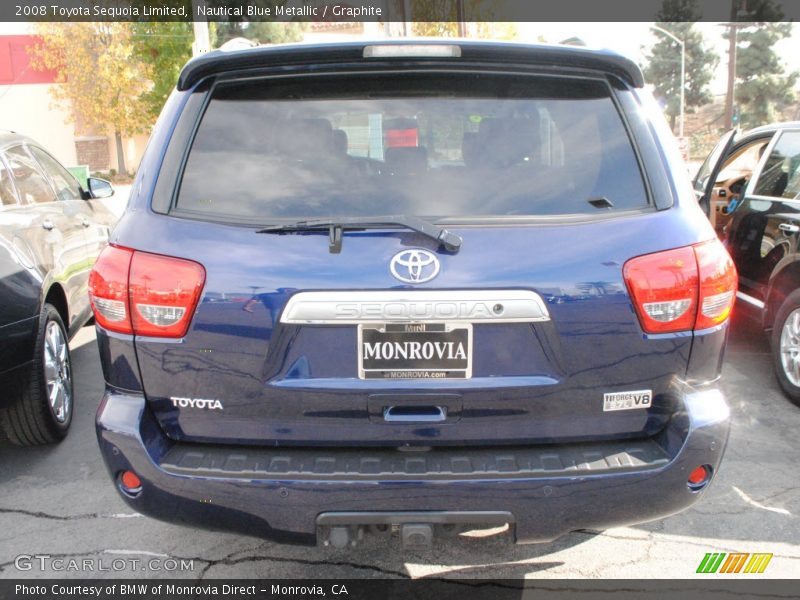 Nautical Blue Metallic / Graphite 2008 Toyota Sequoia Limited