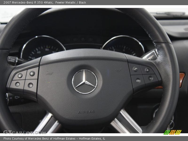 Pewter Metallic / Black 2007 Mercedes-Benz R 350 4Matic