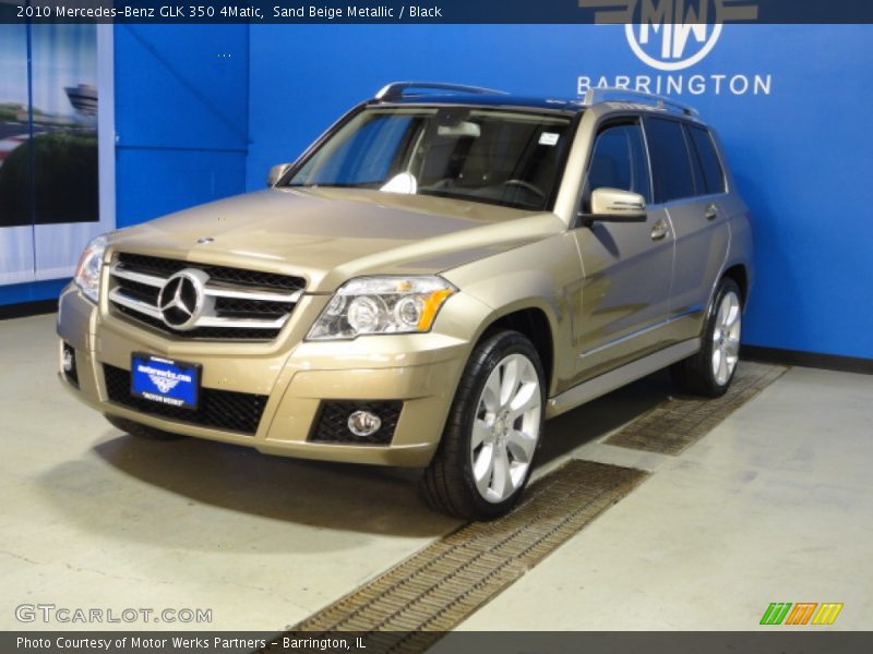 Sand Beige Metallic / Black 2010 Mercedes-Benz GLK 350 4Matic