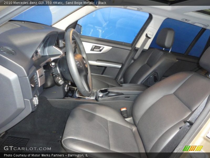 Sand Beige Metallic / Black 2010 Mercedes-Benz GLK 350 4Matic