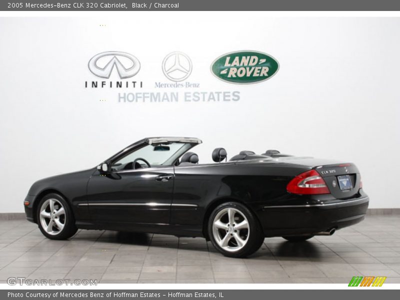 Black / Charcoal 2005 Mercedes-Benz CLK 320 Cabriolet