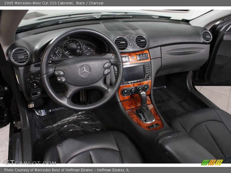 Black / Charcoal 2005 Mercedes-Benz CLK 320 Cabriolet