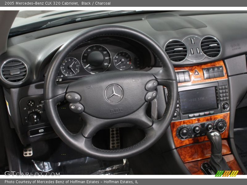 Black / Charcoal 2005 Mercedes-Benz CLK 320 Cabriolet