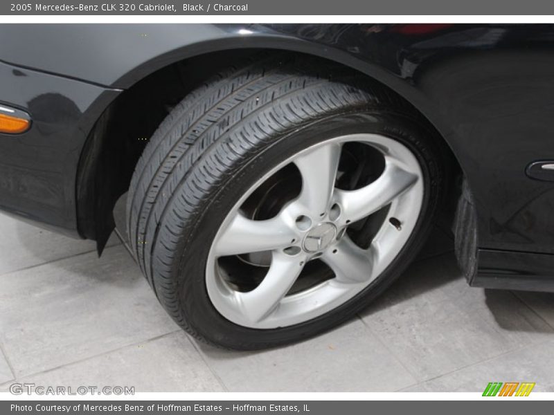 Black / Charcoal 2005 Mercedes-Benz CLK 320 Cabriolet