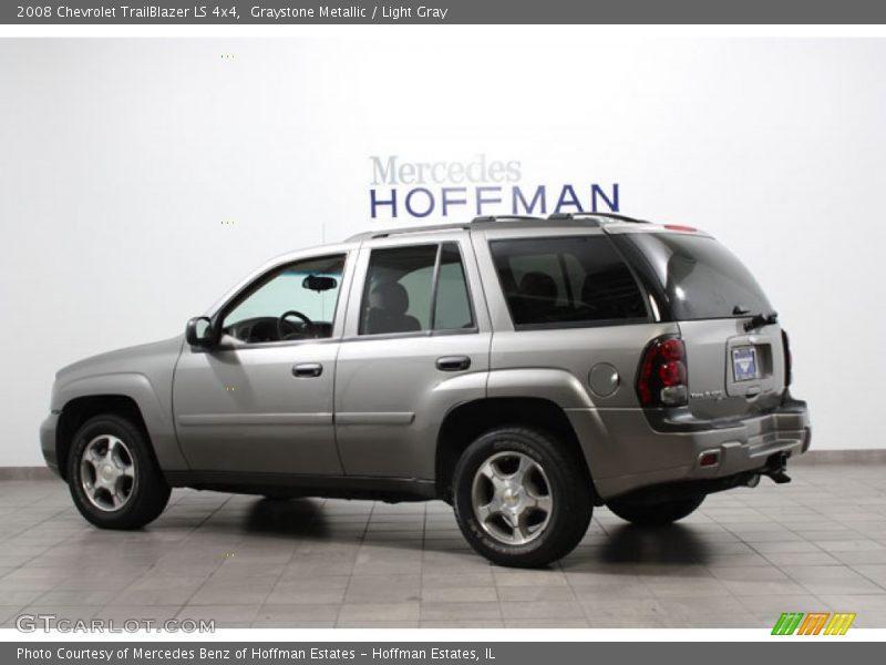 Graystone Metallic / Light Gray 2008 Chevrolet TrailBlazer LS 4x4
