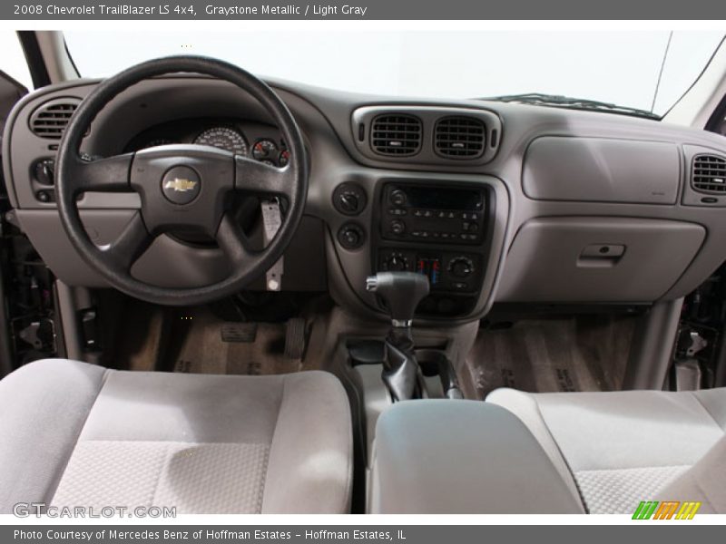 Graystone Metallic / Light Gray 2008 Chevrolet TrailBlazer LS 4x4