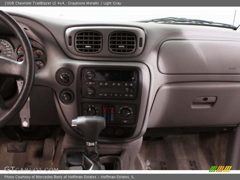 Graystone Metallic / Light Gray 2008 Chevrolet TrailBlazer LS 4x4