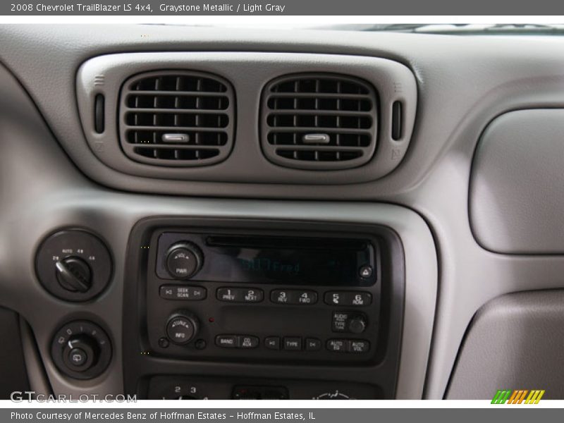 Graystone Metallic / Light Gray 2008 Chevrolet TrailBlazer LS 4x4
