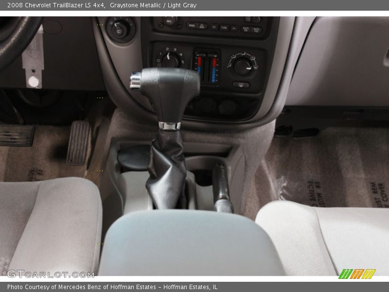 Graystone Metallic / Light Gray 2008 Chevrolet TrailBlazer LS 4x4