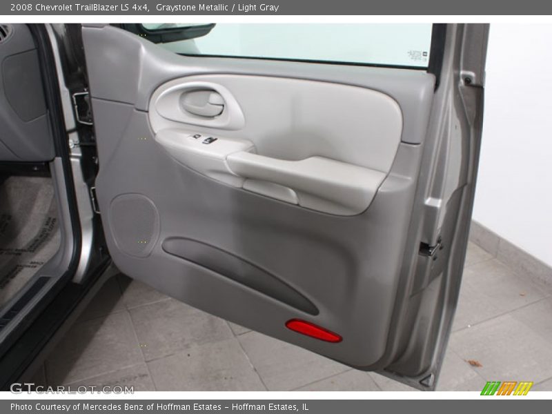 Graystone Metallic / Light Gray 2008 Chevrolet TrailBlazer LS 4x4