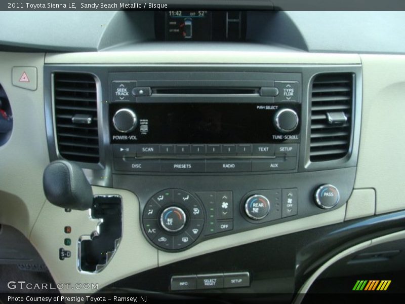 Sandy Beach Metallic / Bisque 2011 Toyota Sienna LE