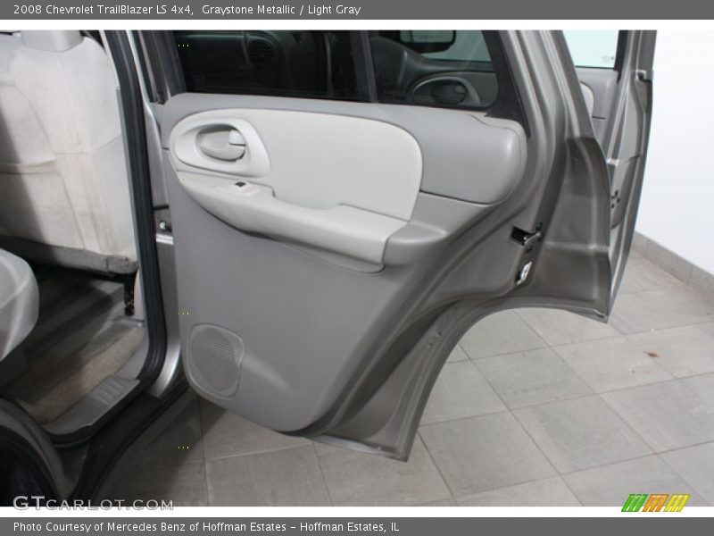 Graystone Metallic / Light Gray 2008 Chevrolet TrailBlazer LS 4x4